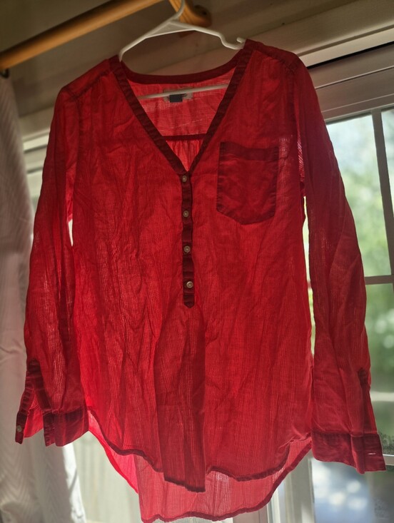 Old Navy Tops - 3 For $15 Women’s Red/Pink V-Neck Tunic L